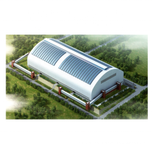 Prefabricated Steel Space Grid Structure Frame For Single Layer Double Layer Coal Storage Shed Clinker Silo